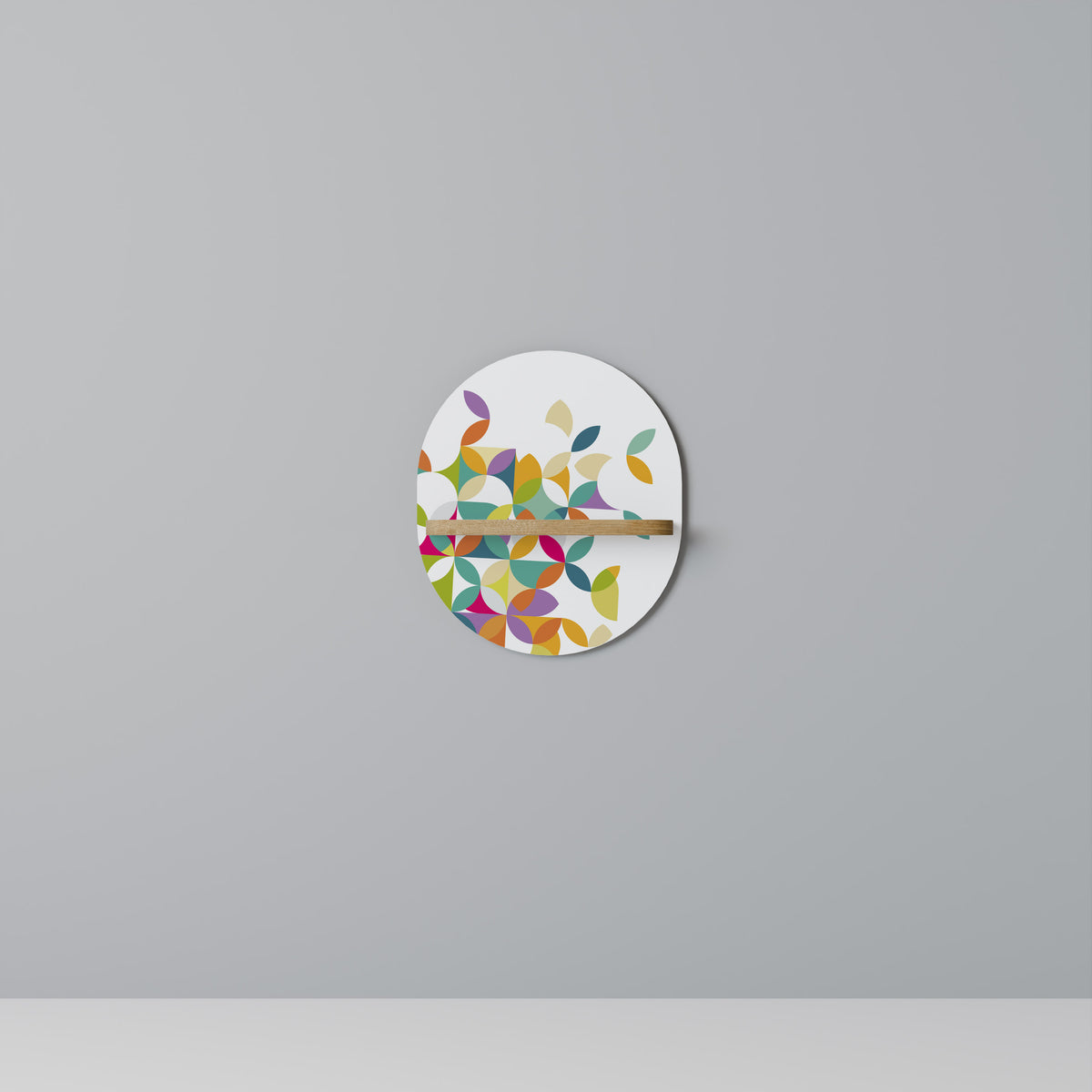 PIXEL BLOSSOM Dekoratives Wandregal