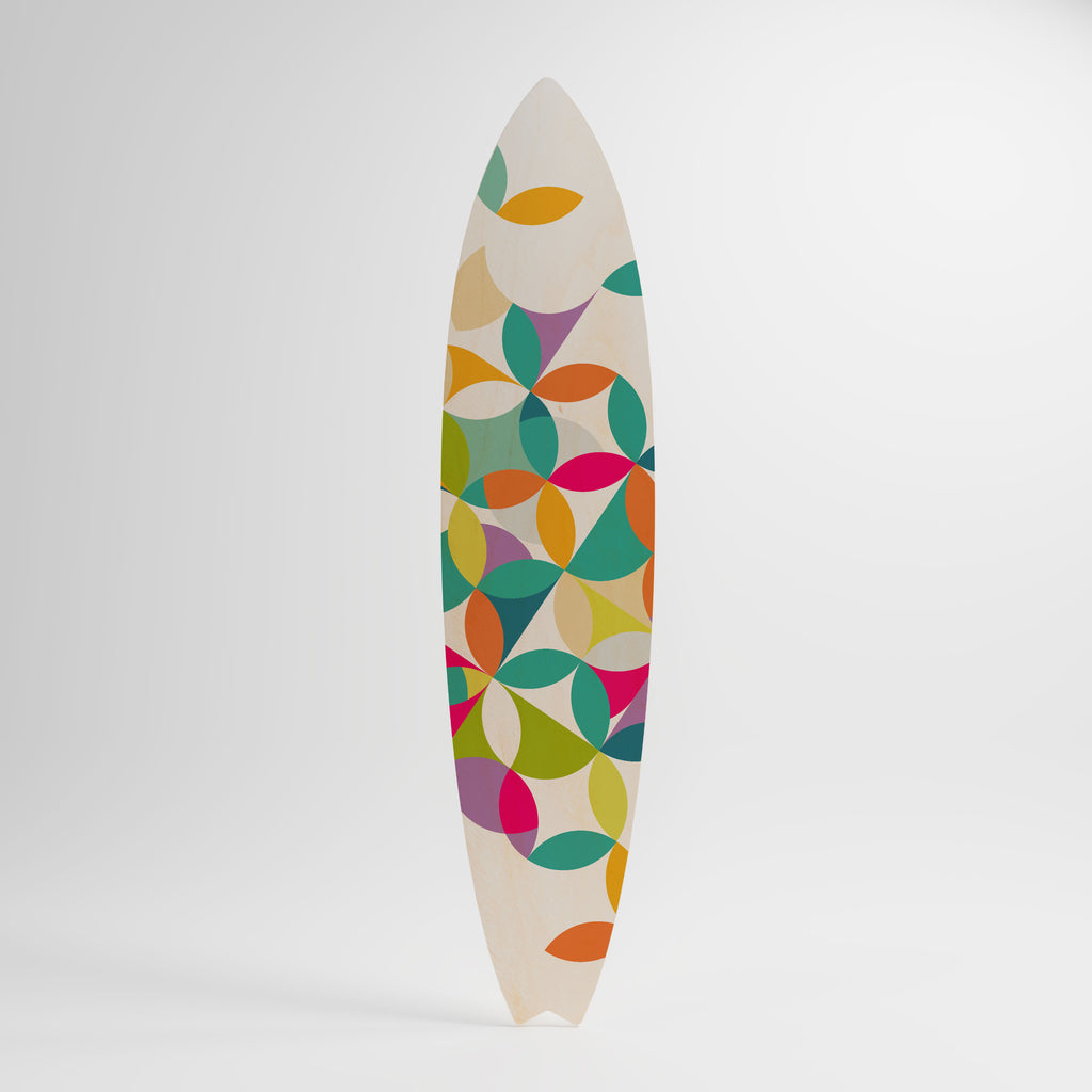 PIXEL BLOSSOM Deko-Surfboard