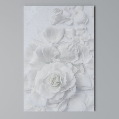 ELEGANCE IN CLARITY Vertical Canvas Print