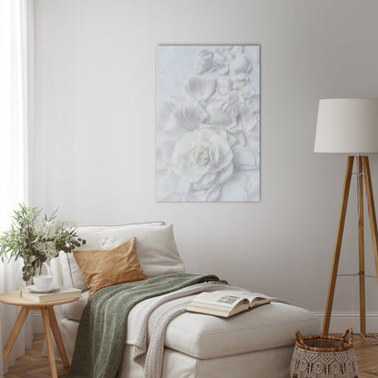 ELEGANCE IN CLARITY Vertical Canvas Print