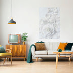 ELEGANCE IN CLARITY Selbstklebendes Poster - Hochformat