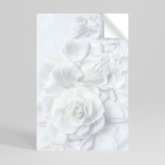 ELEGANCE IN CLARITY Selbstklebendes Poster - Hochformat
