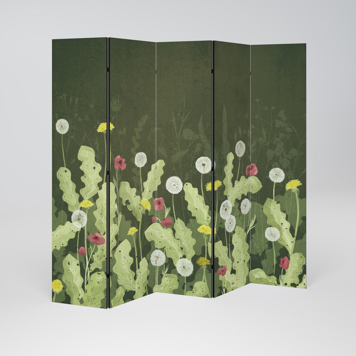 DANDELION AMUSE 5-teiliger Paravent