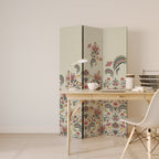 ORGANIC FOLKLORE Dekorativer Paravent - 3-teilig