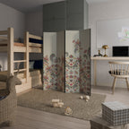 ORGANIC FOLKLORE Dekorativer Paravent - 4-teilig