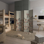 ORGANIC FOLKLORE Dekorativer Paravent - 5-teilig