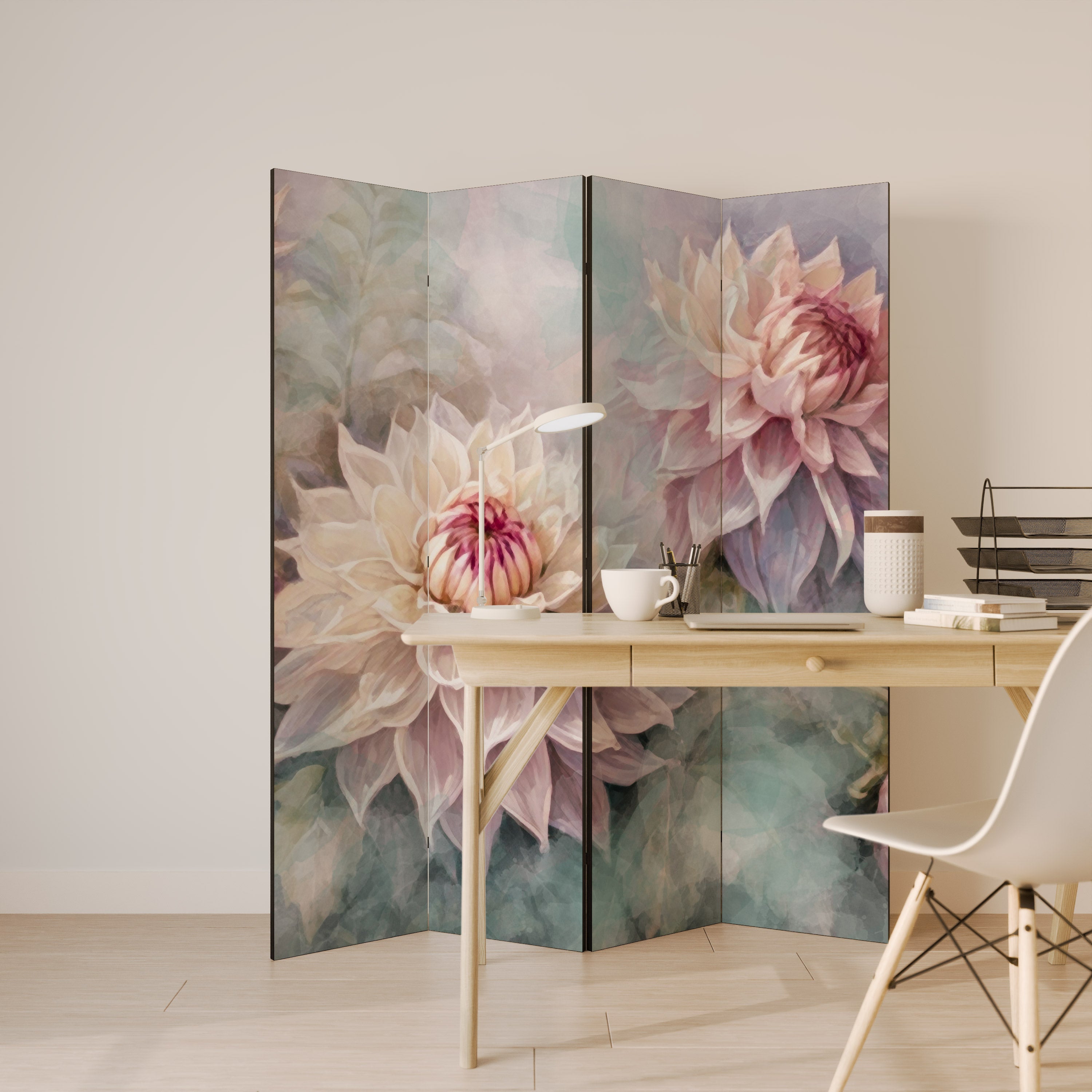 LUMINOUS GARDEN Dekorativer 4-teiliger Raumteiler