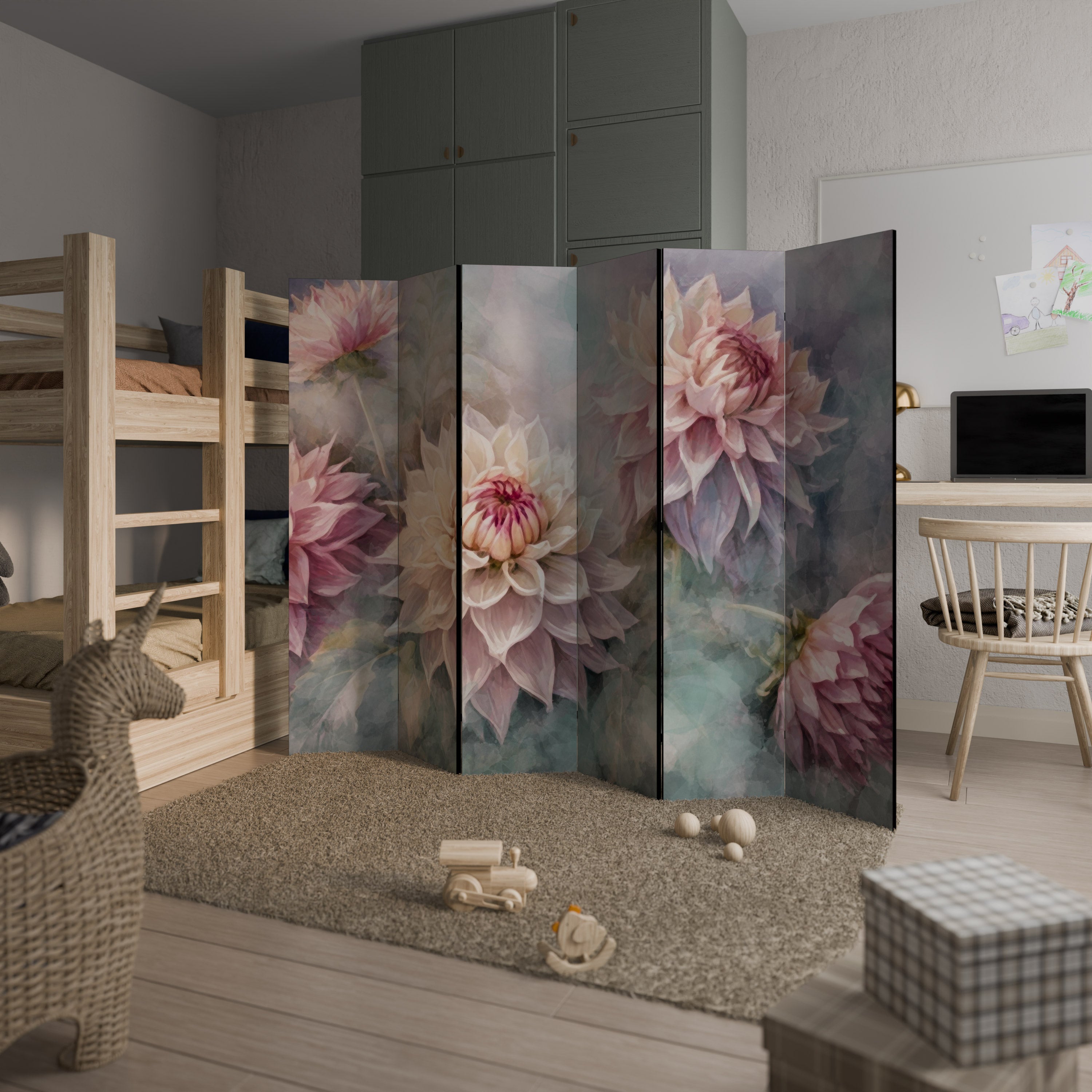 LUMINOUS GARDEN Dekorativer 6-teiliger Raumteiler