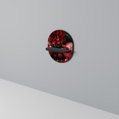 DAHLIAS AND POMEGRANATES Dekoratives Wandregal