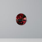 DAHLIAS AND POMEGRANATES Ovales Kunstregal in Schwarz