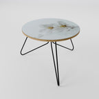FLEETING WHITE PETALS Couchtisch Ø 60 cm