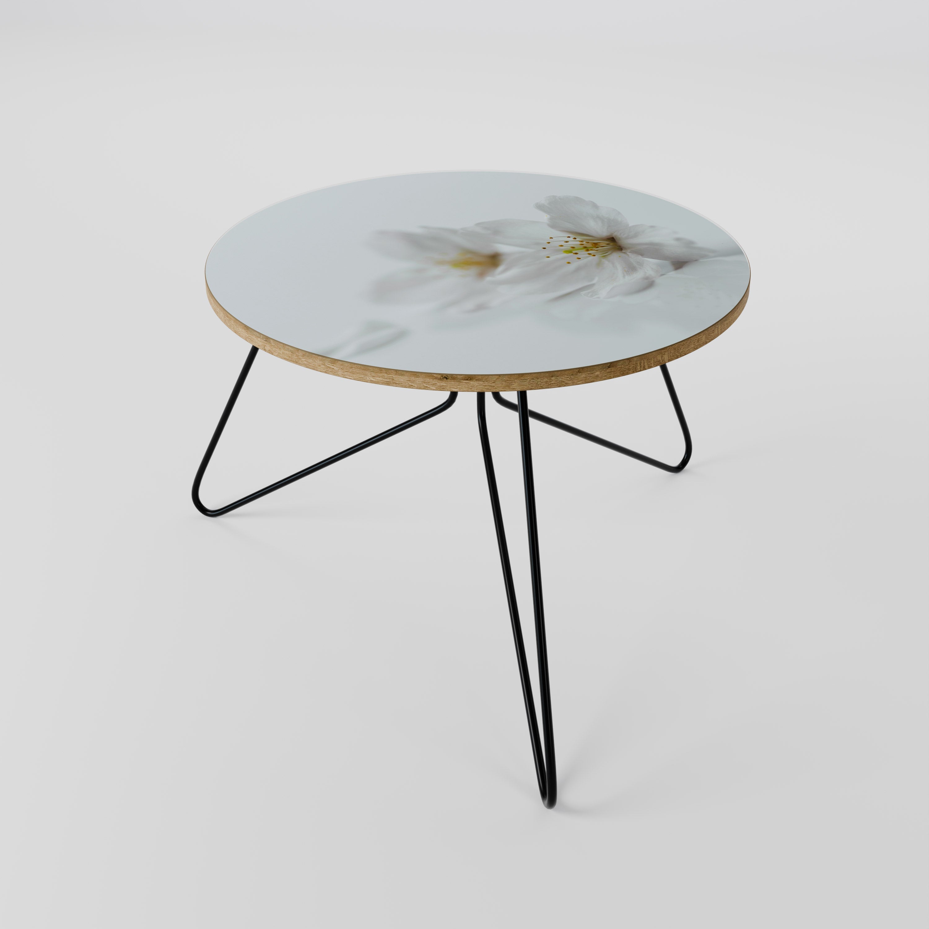 FLEETING WHITE PETALS Couchtisch 60