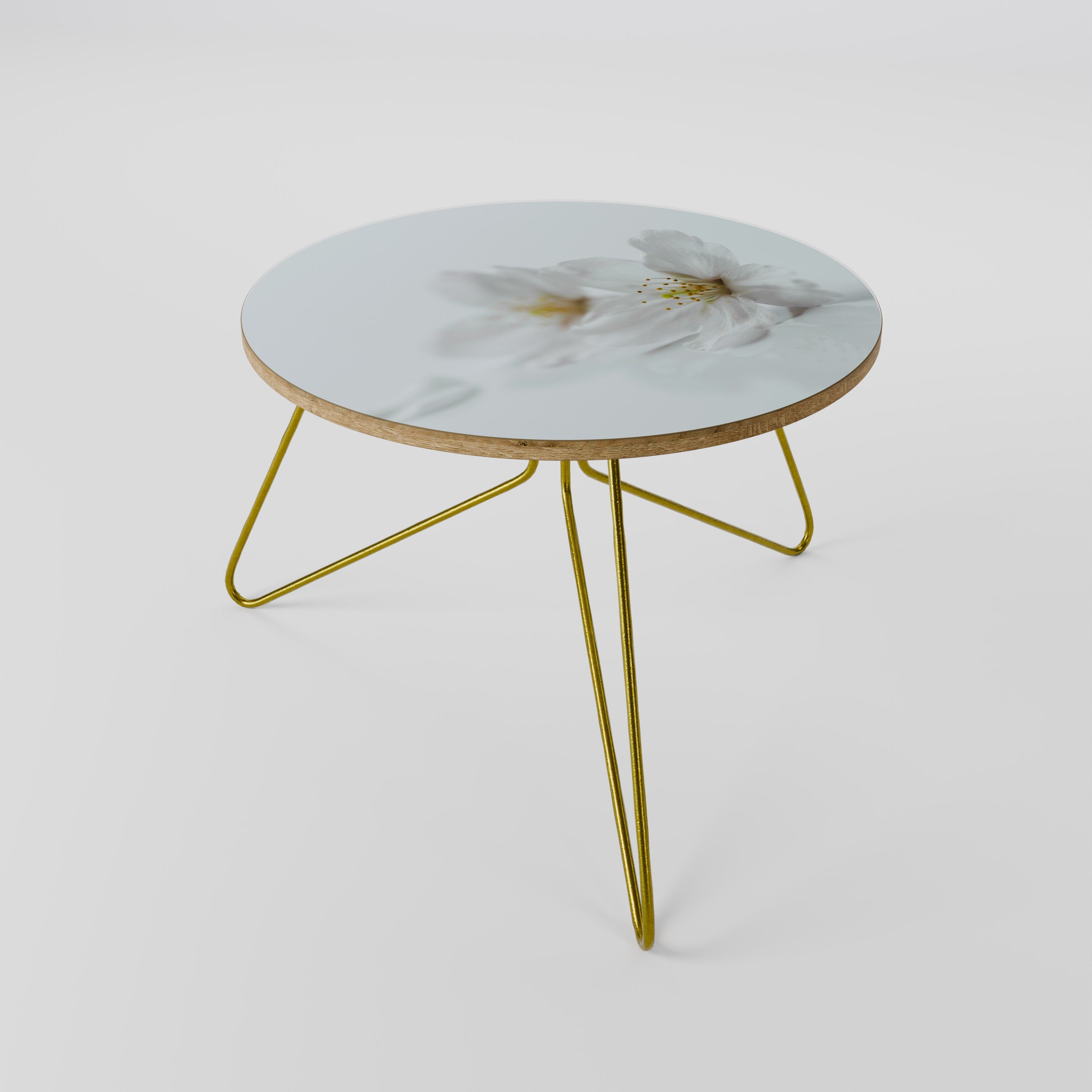 FLEETING WHITE PETALS Couchtisch 60