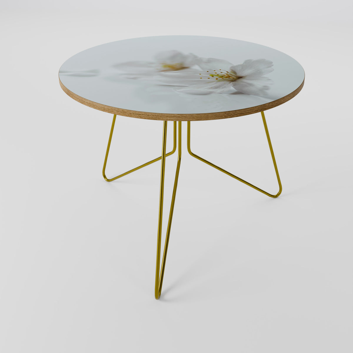 FLEETING WHITE PETALS Couchtisch