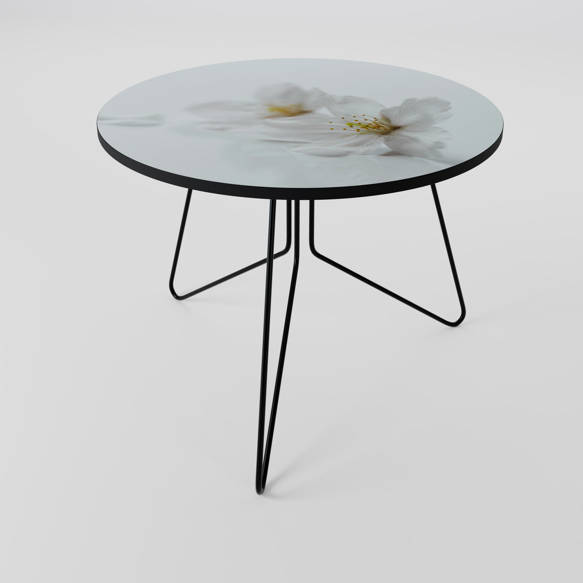 FLEETING WHITE PETALS Couchtisch