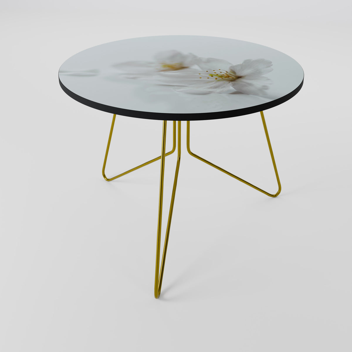 FLEETING WHITE PETALS Couchtisch