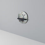 FOREST KING Ovales Kunstregal in Schwarz