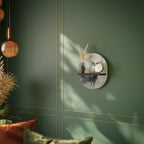 FOREST KING Ovales Kunstregal in Schwarz