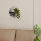 FOREST KING Ovales Kunstregal in Schwarz