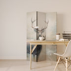 FOREST KING Dekorativer Paravent - 3-teilig