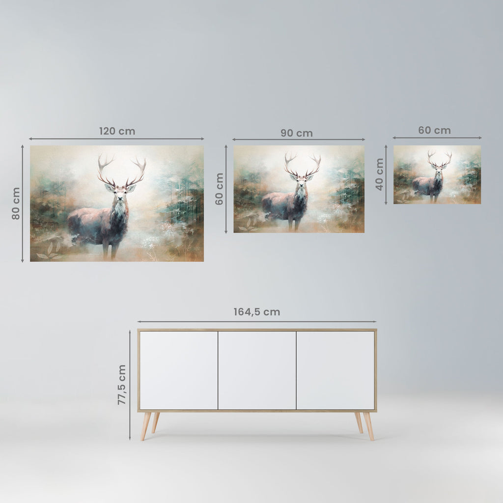 FOREST KING Horizontales Poster zum Abziehen und Aufkleben
