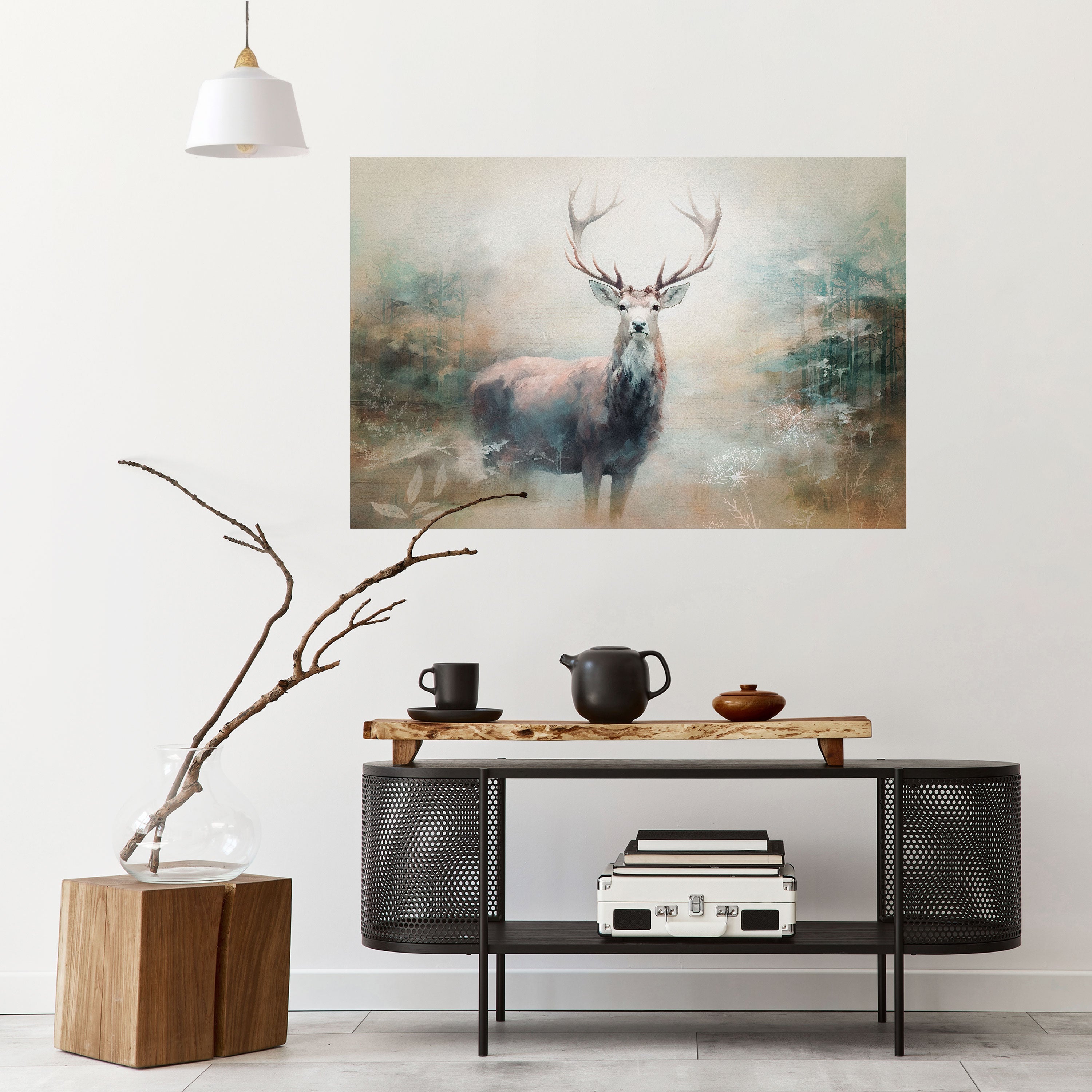 FOREST KING Horizontales Poster zum Abziehen und Aufkleben