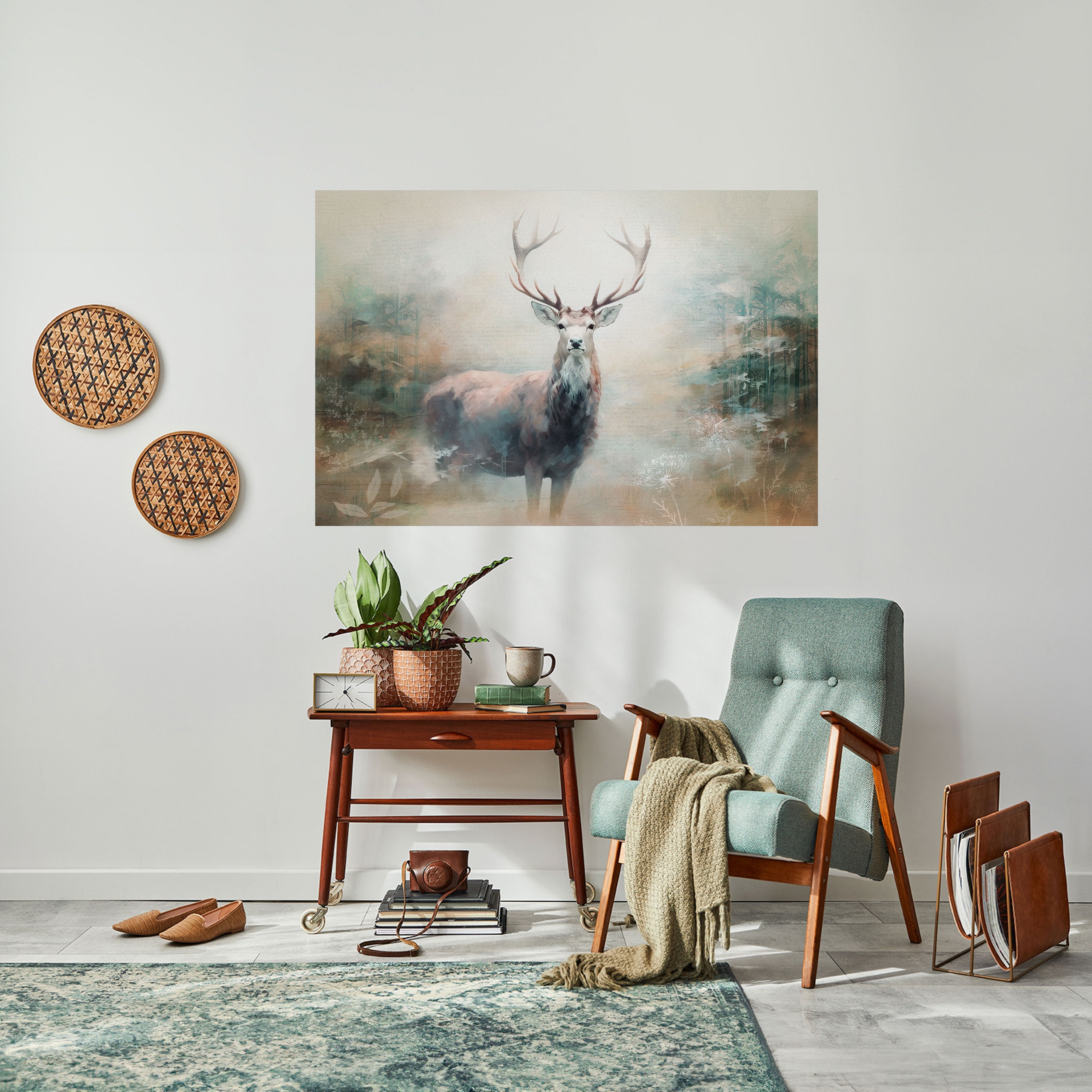 FOREST KING Horizontales Poster zum Abziehen und Aufkleben