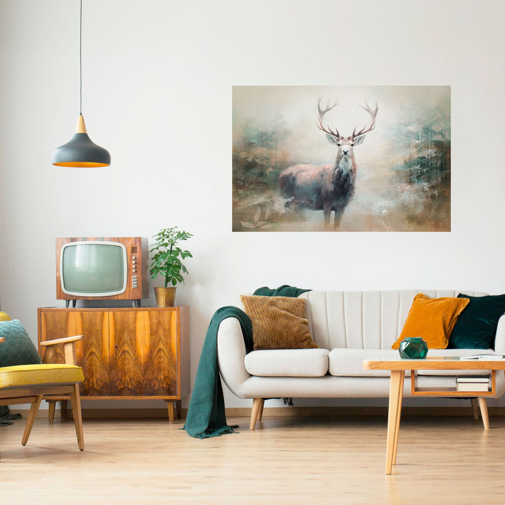 FOREST KING Horizontales Poster zum Abziehen und Aufkleben