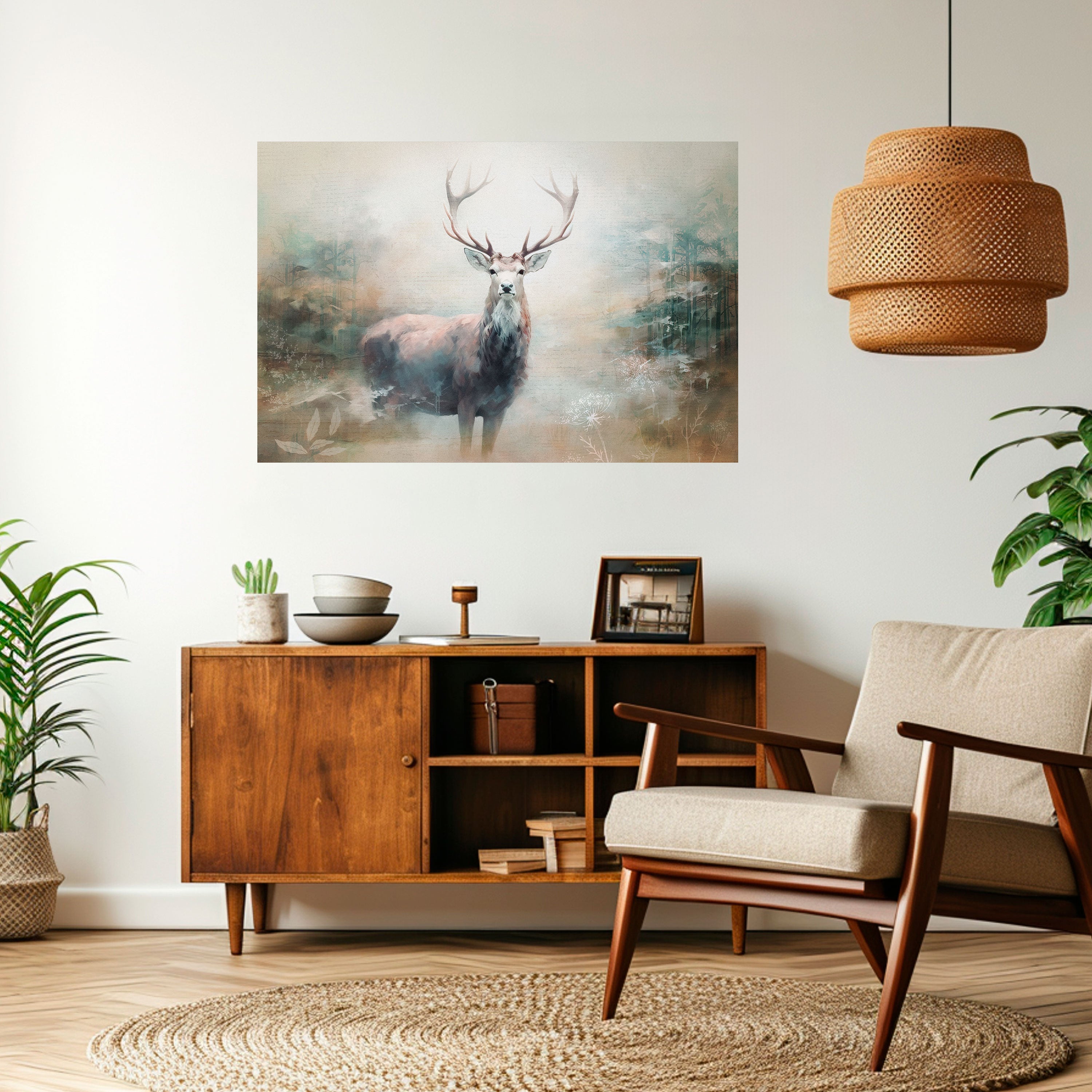 FOREST KING Horizontales Poster zum Abziehen und Aufkleben