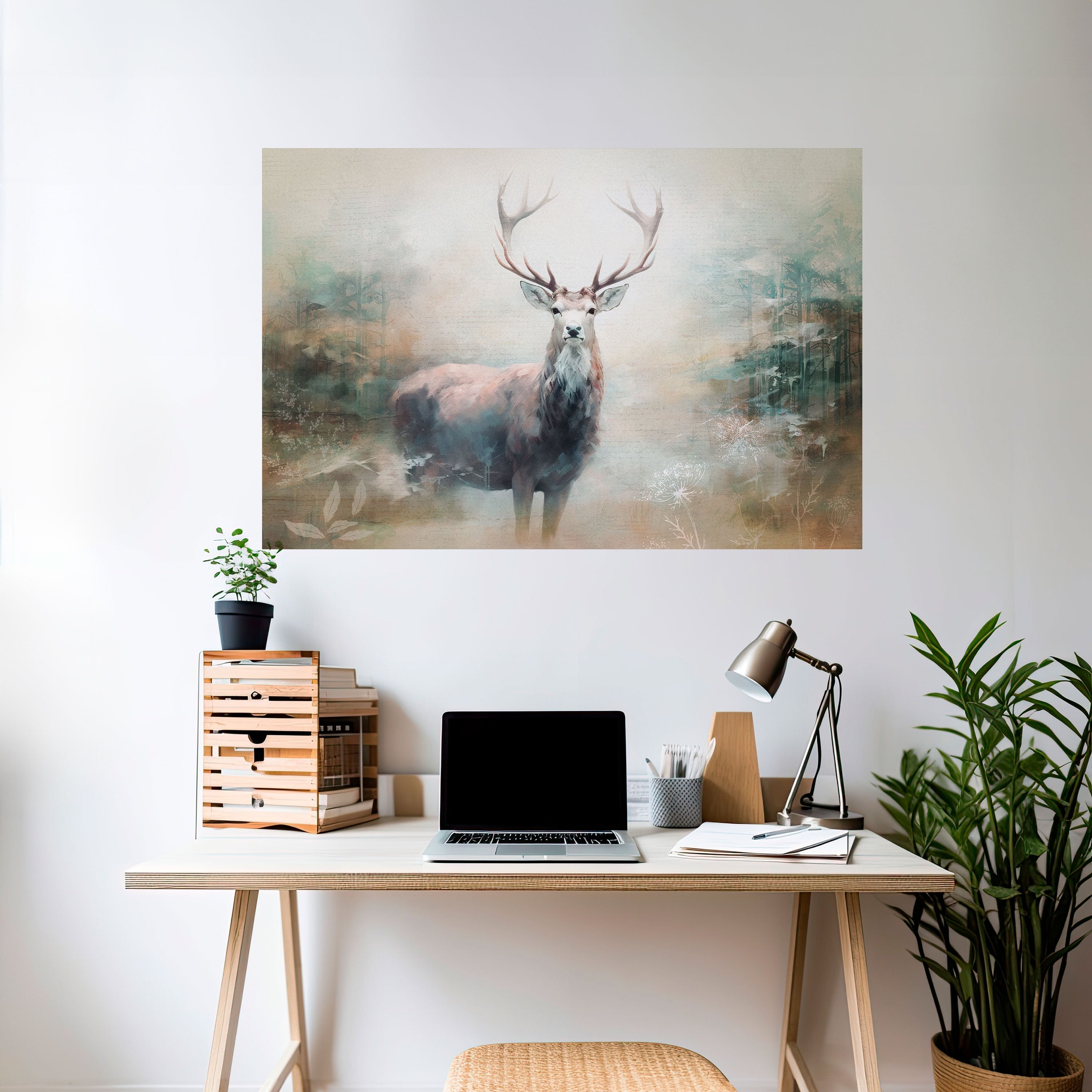 FOREST KING Horizontales Poster zum Abziehen und Aufkleben