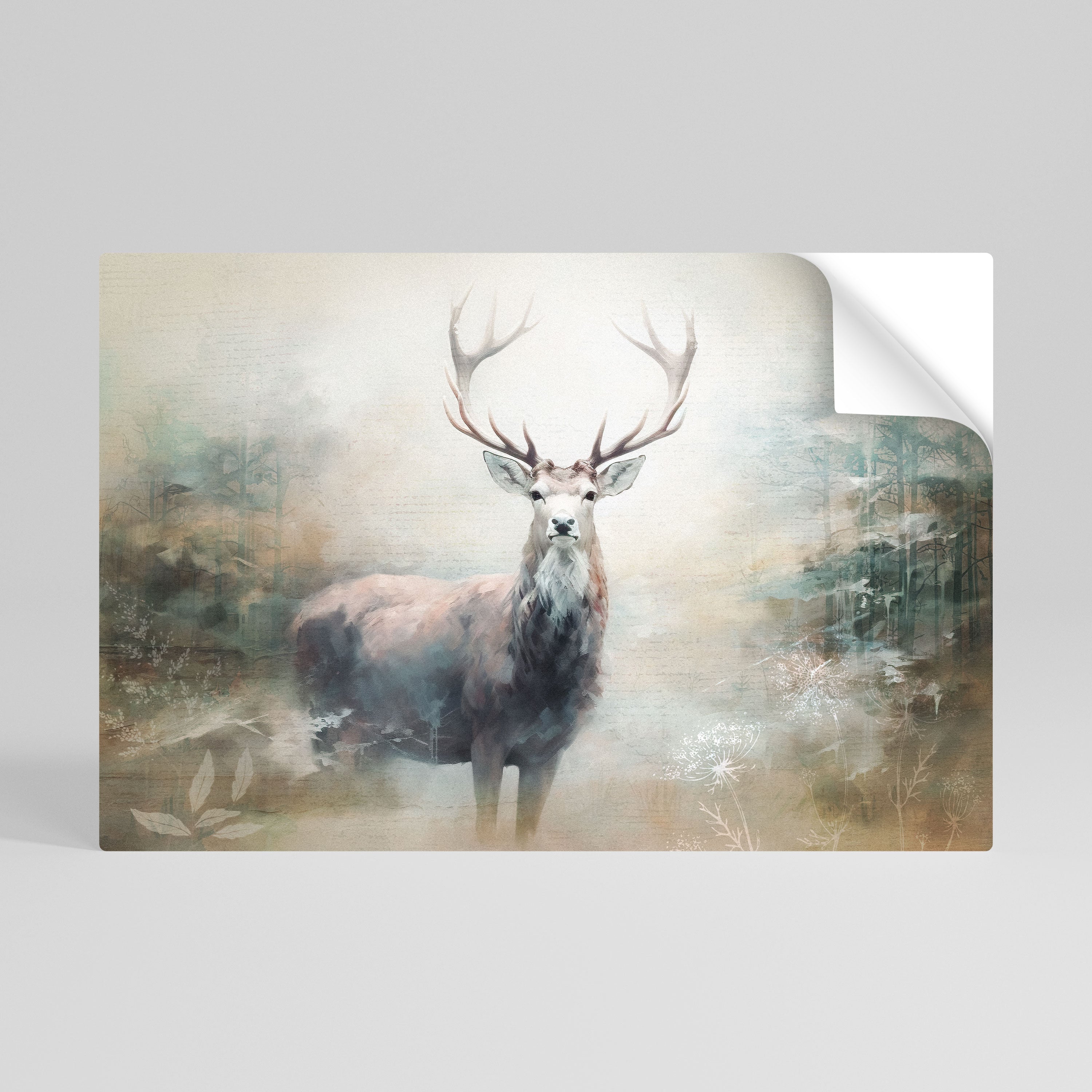 FOREST KING Horizontales Poster zum Abziehen und Aufkleben