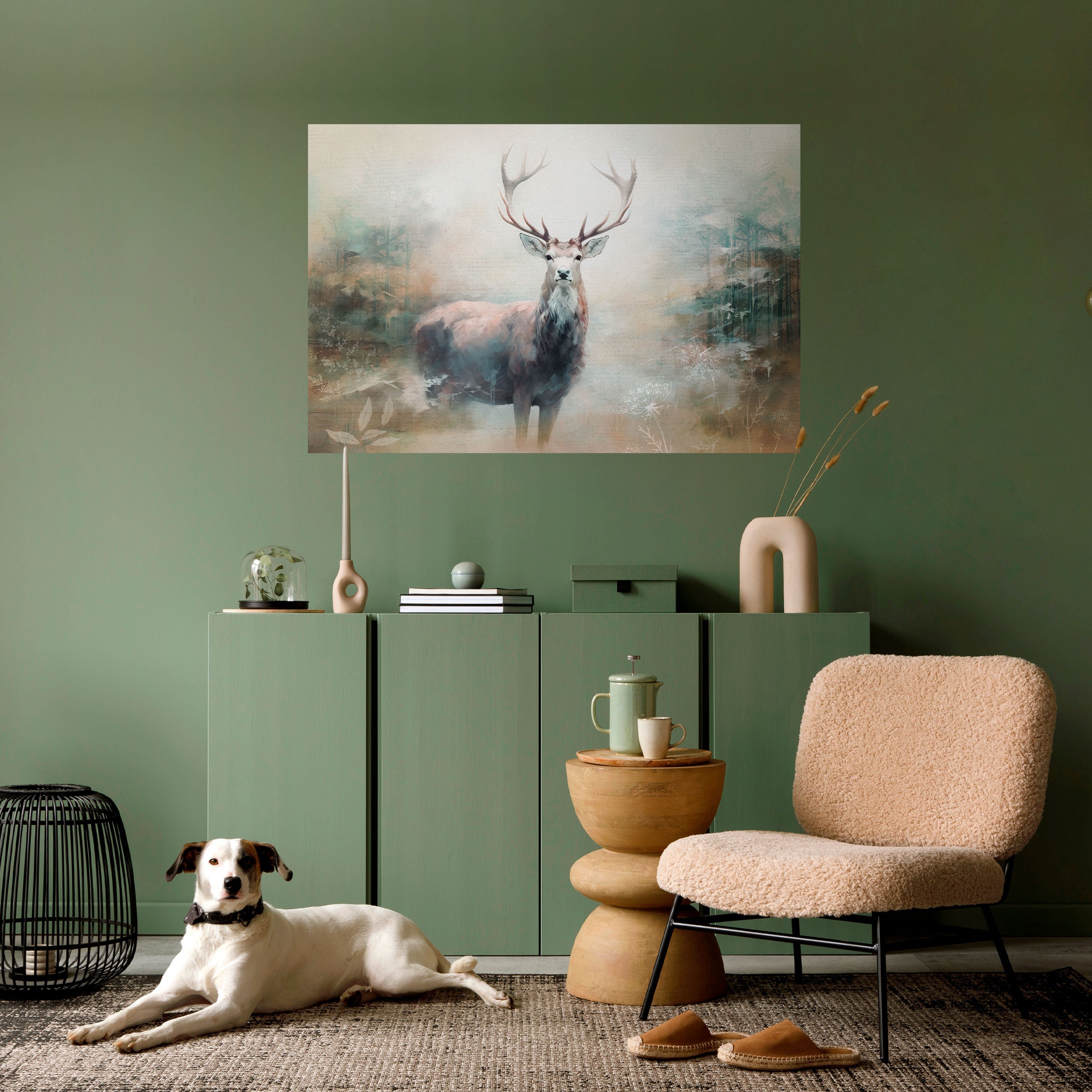 FOREST KING Horizontales Poster zum Abziehen und Aufkleben