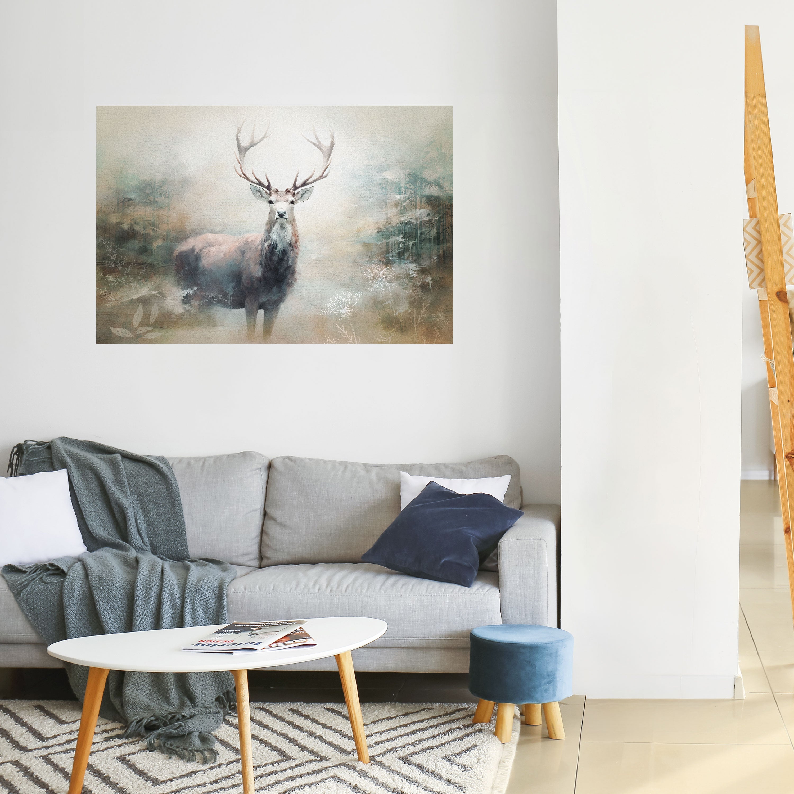 FOREST KING Horizontales Poster zum Abziehen und Aufkleben