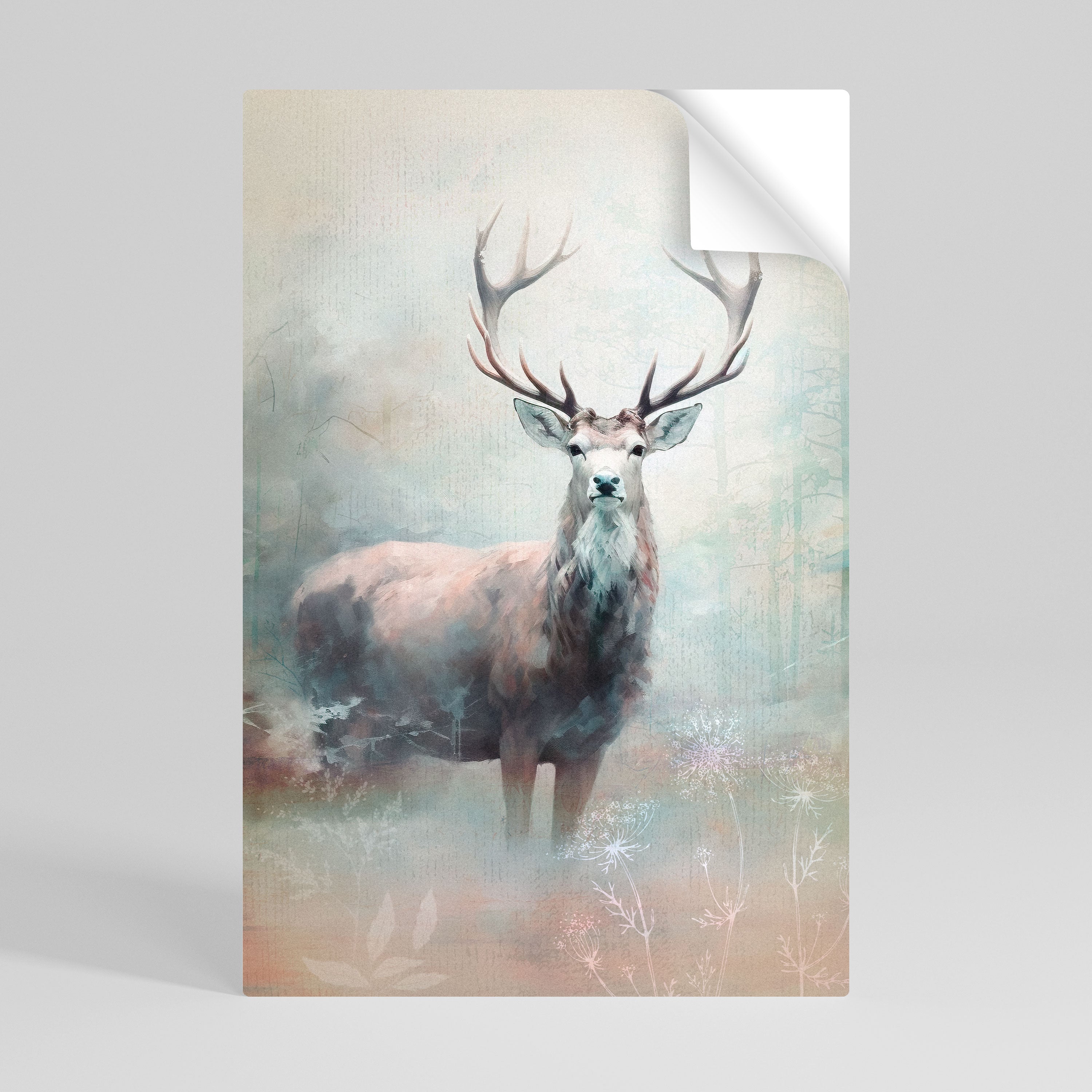 FOREST KING Vertikales Poster zum Abziehen und Aufkleben