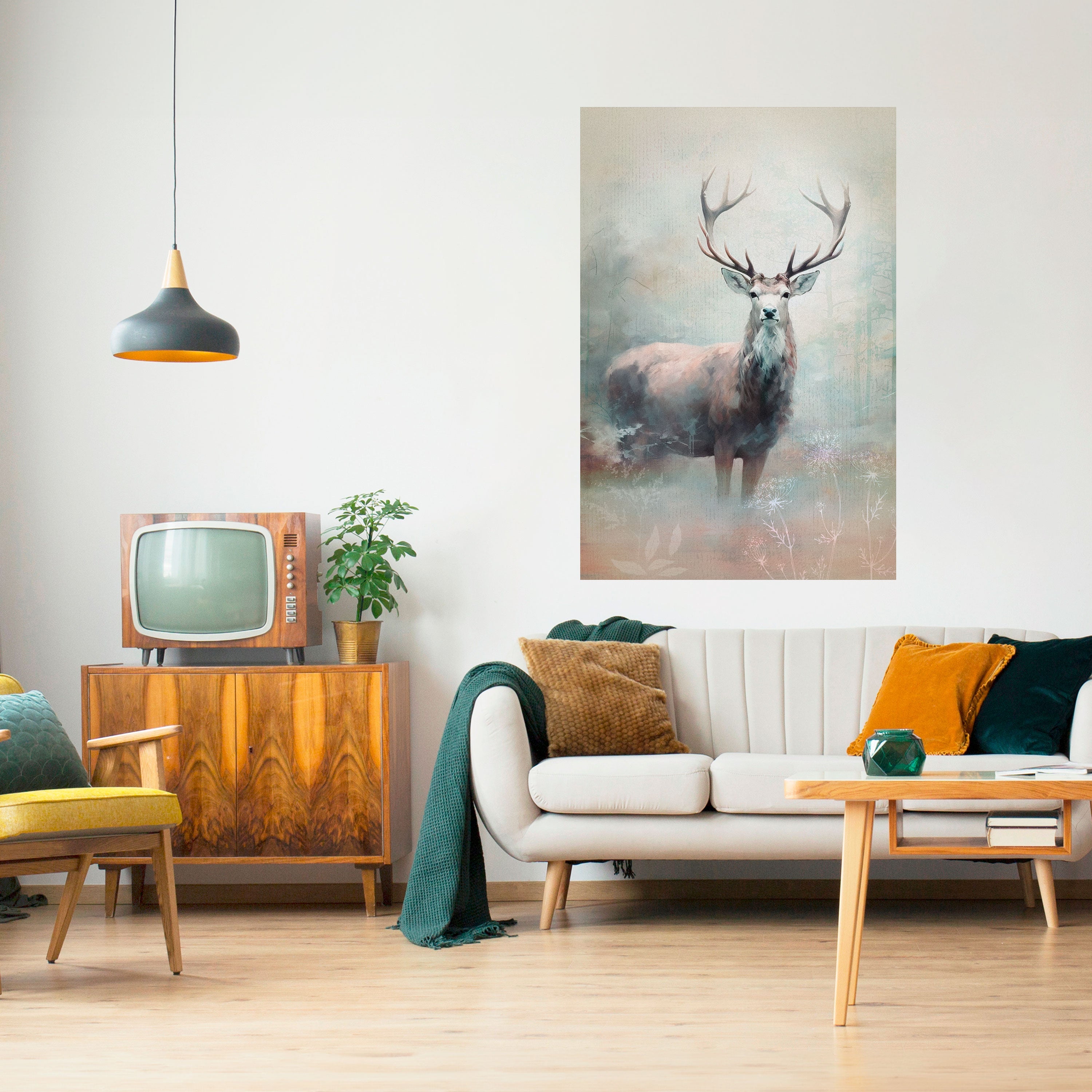 FOREST KING Vertikales Poster zum Abziehen und Aufkleben