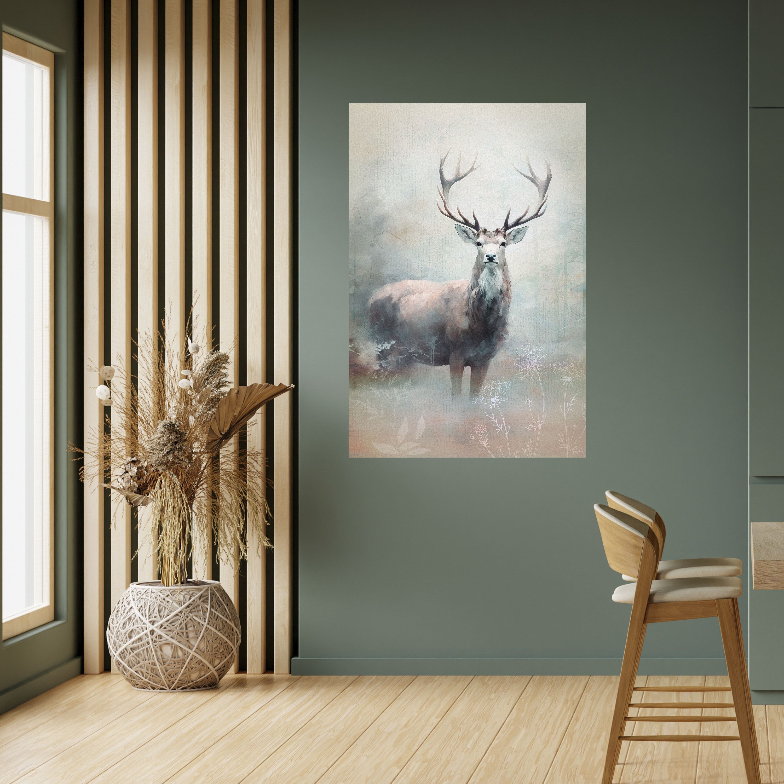 FOREST KING Vertikales Poster zum Abziehen und Aufkleben