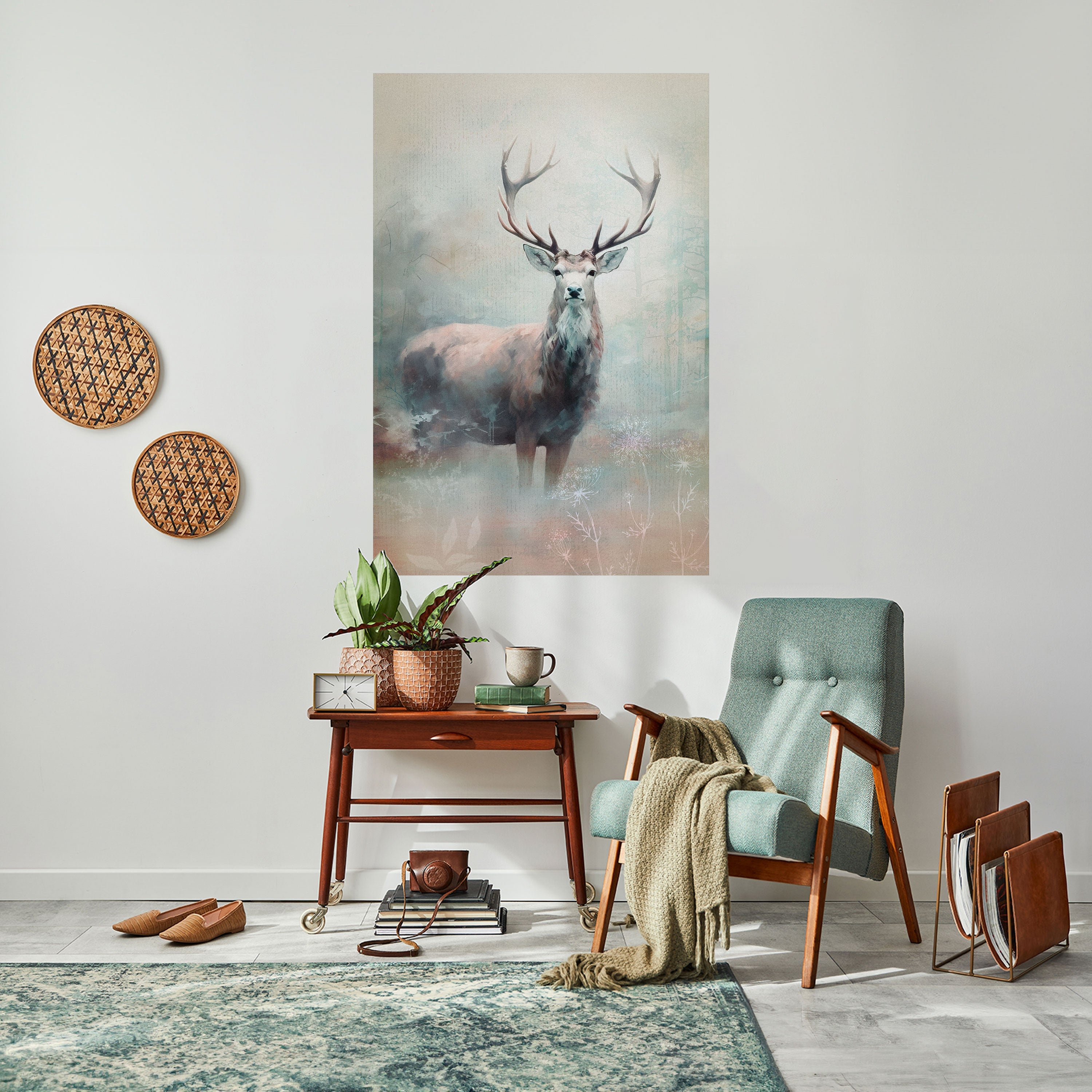 FOREST KING Vertikales Poster zum Abziehen und Aufkleben