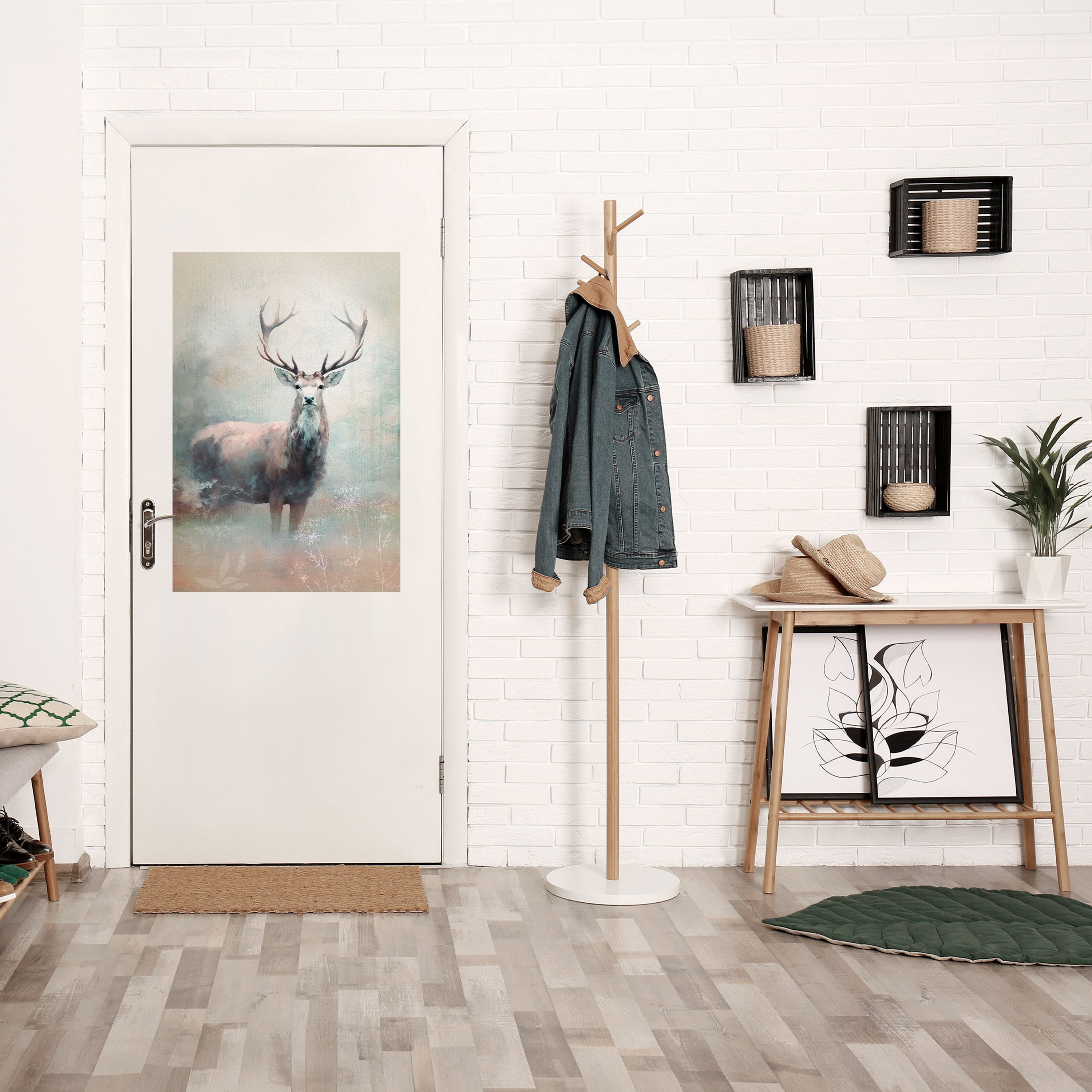 FOREST KING Vertikales Poster zum Abziehen und Aufkleben