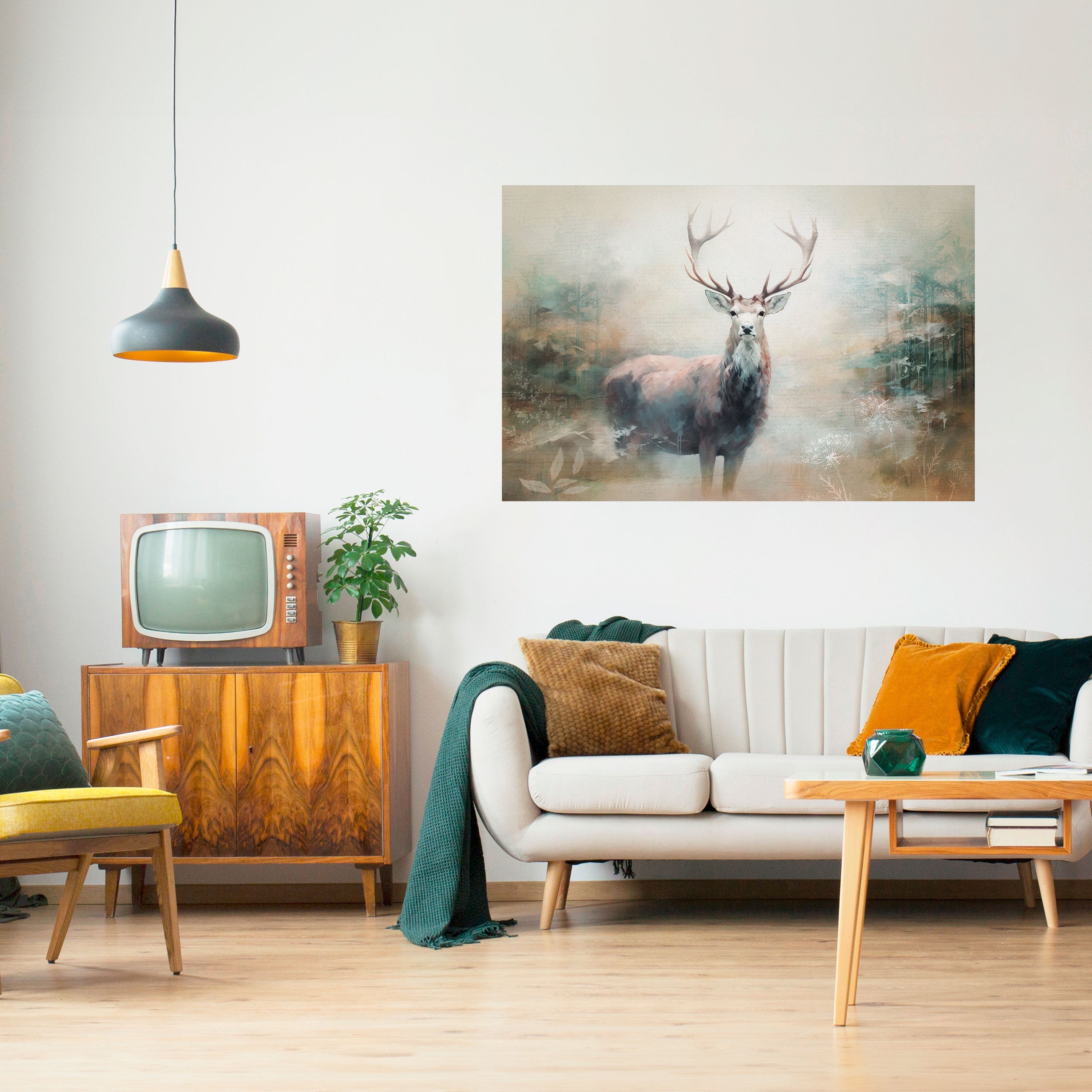 FOREST KING Horizontales Poster zum Abziehen und Aufkleben