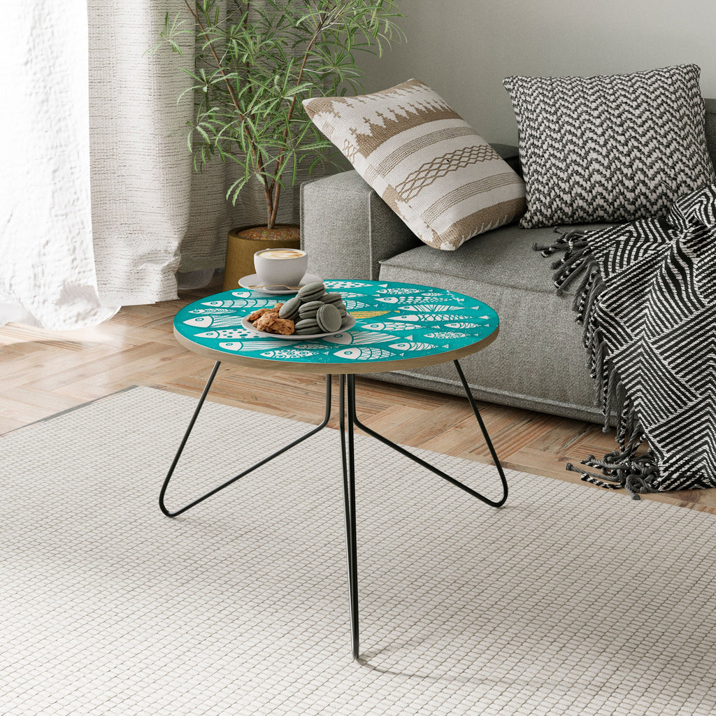 FISHY FOLK ART Couchtisch 60
