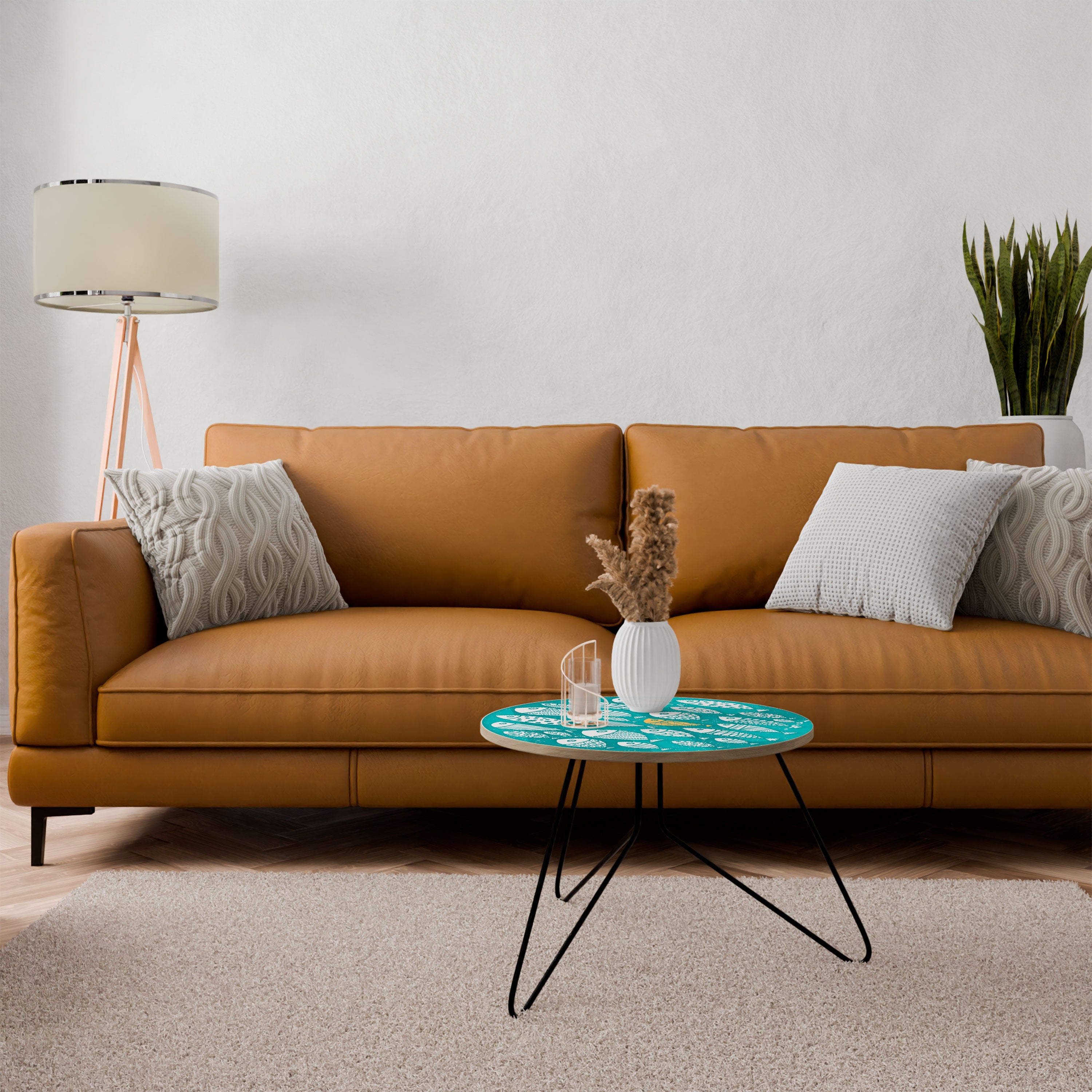 FISHY FOLK ART Couchtisch 60