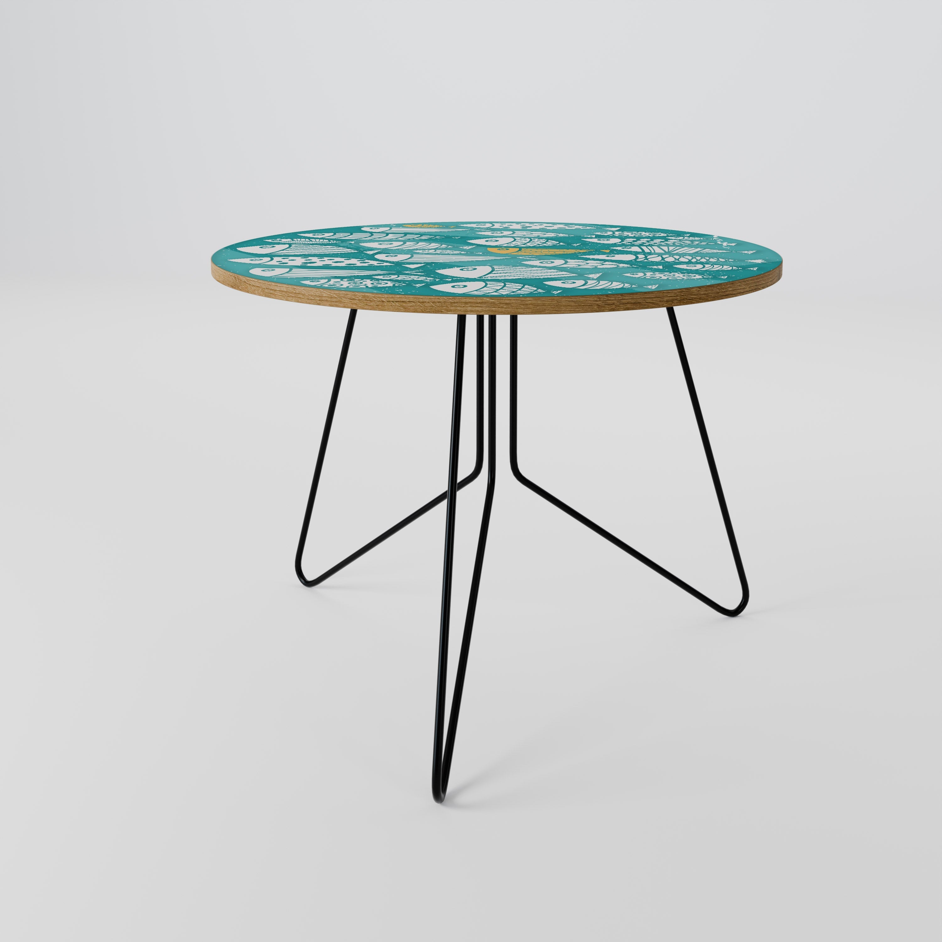 FISHY FOLK ART Coffee Table 69