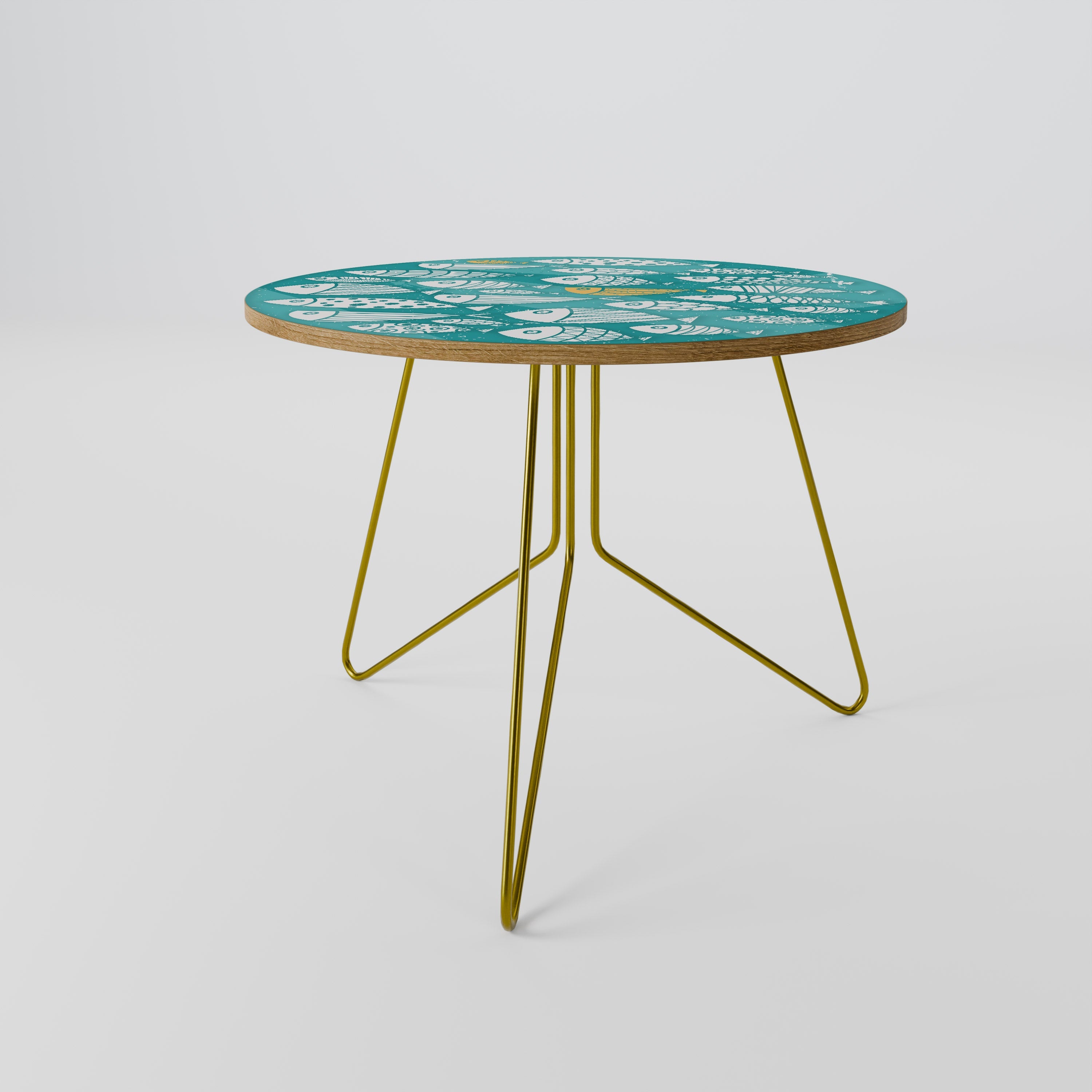 FISHY FOLK ART Coffee Table 69