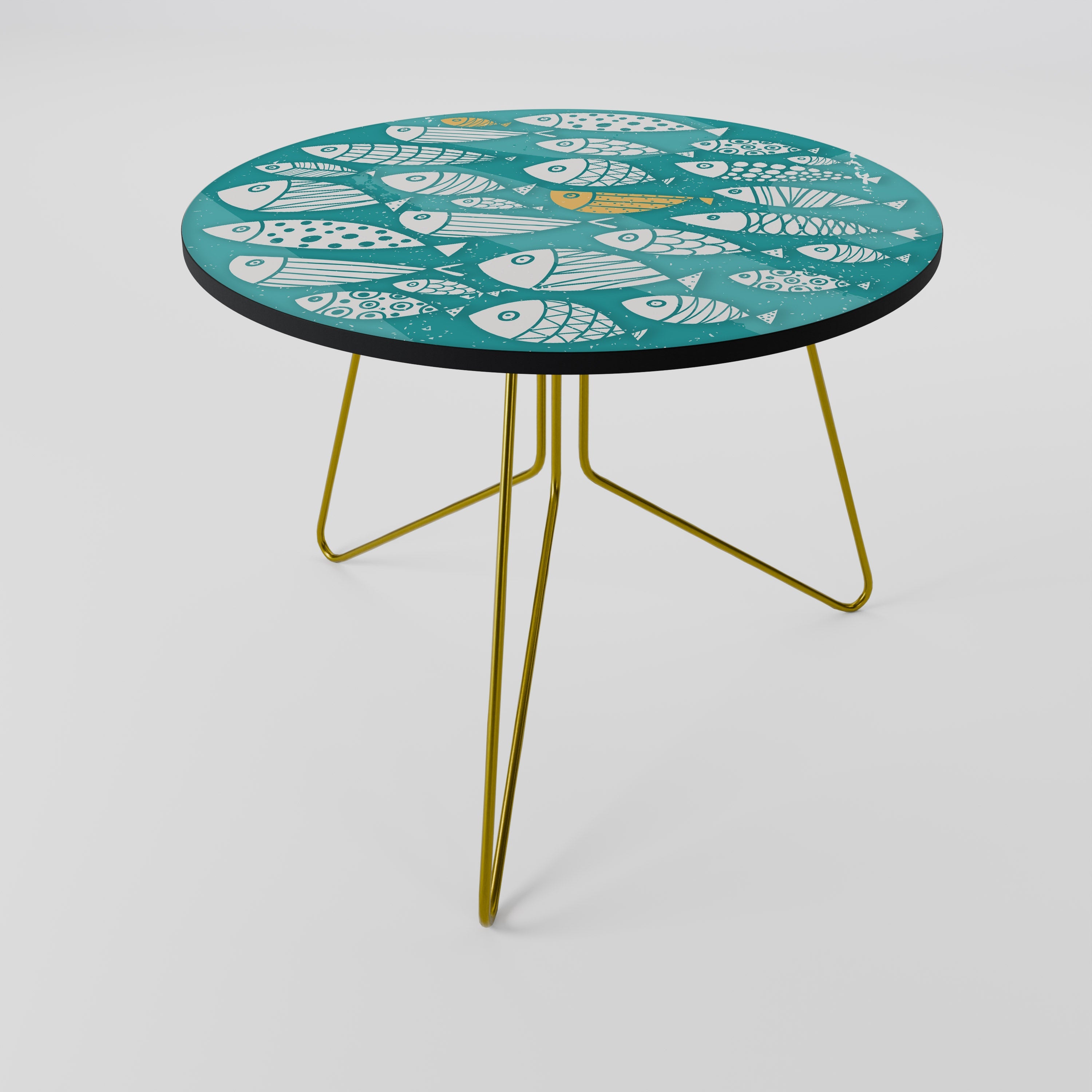 FISHY FOLK ART Coffee Table 69