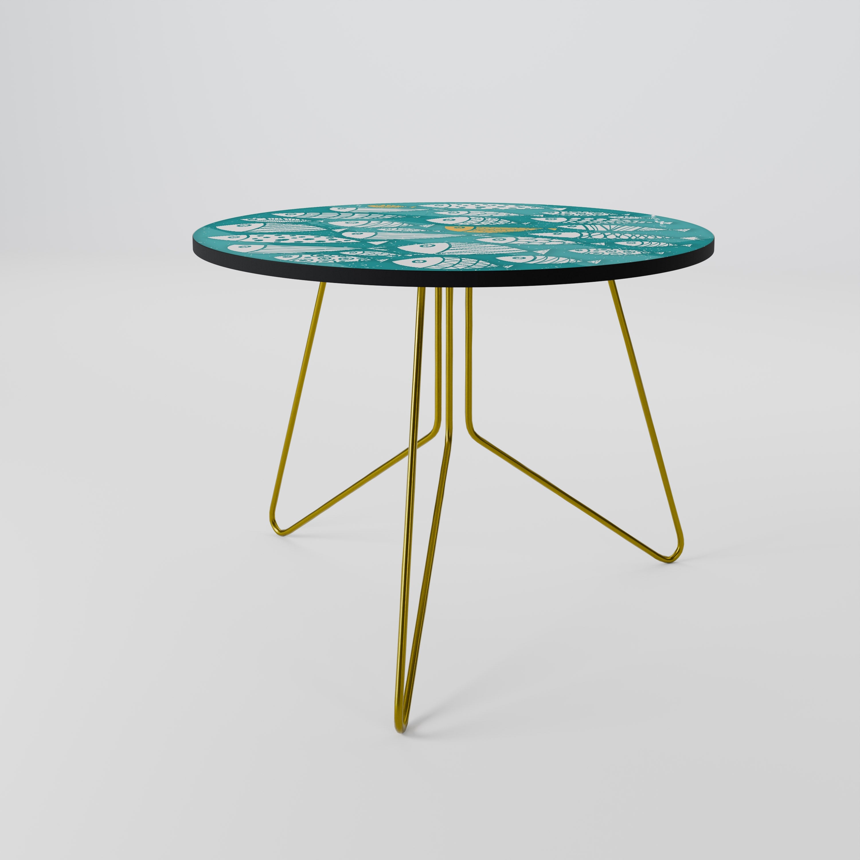 FISHY FOLK ART Coffee Table 69