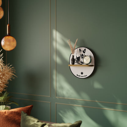 BULL TERRIER Art Shelf