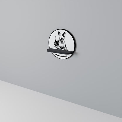 BULL TERRIER Art Shelf