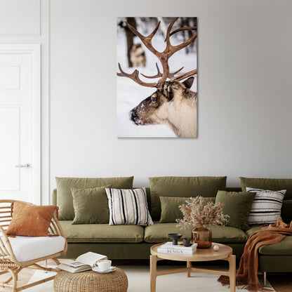 WHISPERS OF FROST Vertical Canvas Print