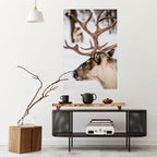 WHISPERS OF FROST Selbstklebendes Poster - Hochformat