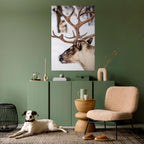 WHISPERS OF FROST Selbstklebendes Poster - Hochformat